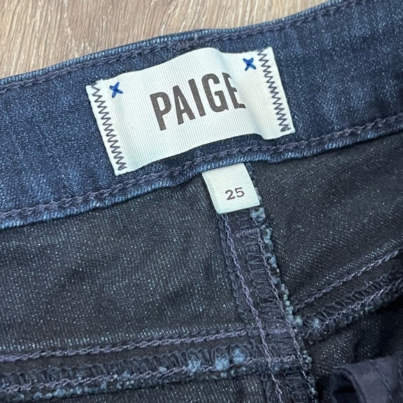 PAIGE Verdugo Ankle Size 25 Stretch Denim Dark Wash Lux Jeans - Picture 4 of 11